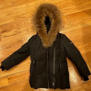 Mackage Girl's Coyote Fur-Trim Down Parka
